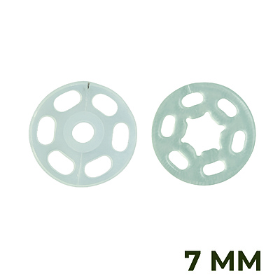 Broche Presión Plástico Transparente 07mm Caja por 144 Unidades Broche Presión Plástico Transparente 07mm Caja por 144 Unidades