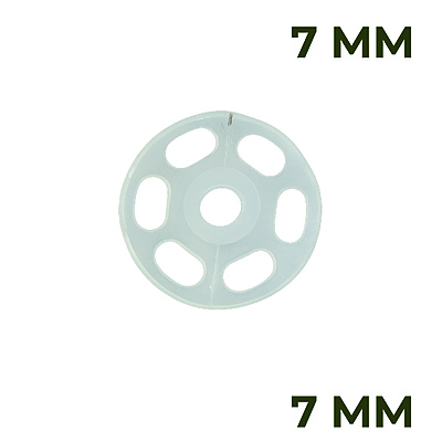 Broche Presión Plástico Transparente 07mm Caja por 144 Unidades Broche Presión Plástico Transparente 07mm Caja por 144 Unidades