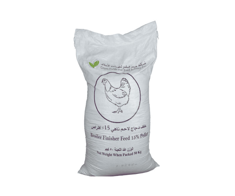 Broiler Finisher Feed 15% 50kg (Green Field)