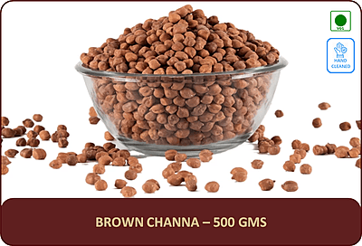 Brown Channa - 500 Gms