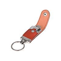 Brown Leather Key Ring Pendrive