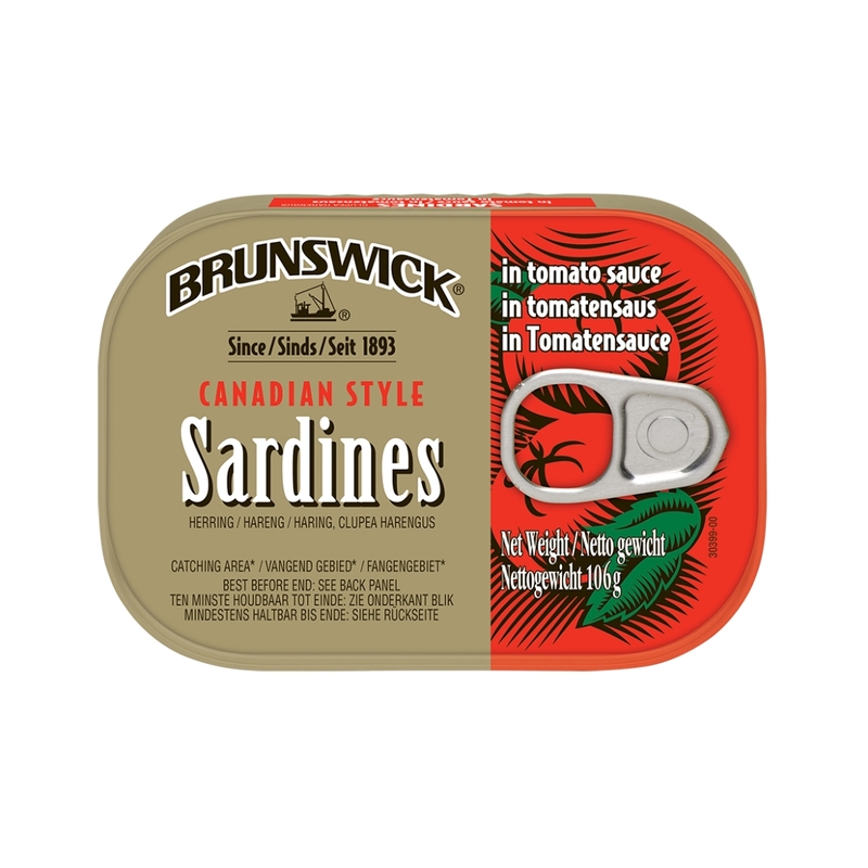 25356 Brunswick Sardines In Tomato Sauce 106g X 12