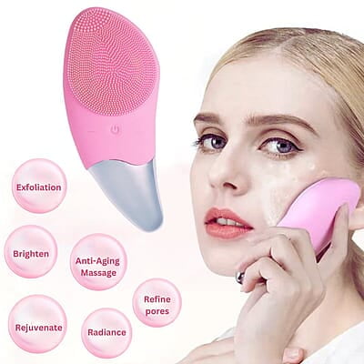 Facial Deep Cleanse And Massage Therapy Sonic Vibration Device