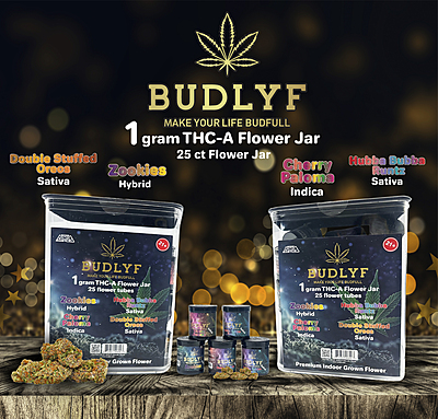 BUDLYF 1 GRAM FLOWER 25CT