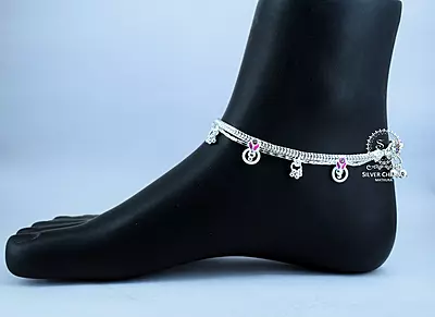 Bulk Purchase Silver Anklets