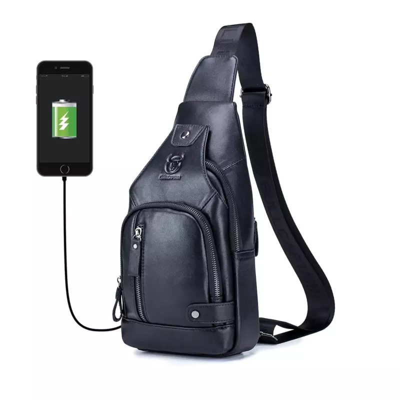 Bull Captain Leather Chest Bag