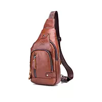 Bull Captain Leather Chest Bag
