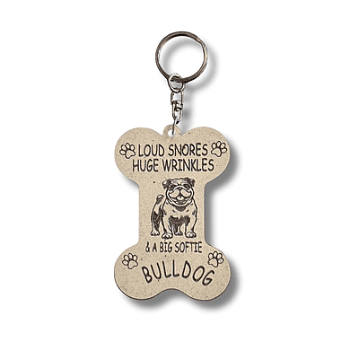 Dog Bone Keyring