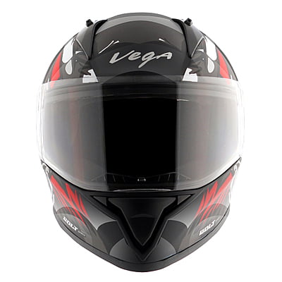 VEGA BOLT BUNNY DULL BLACK RED M/V (L)