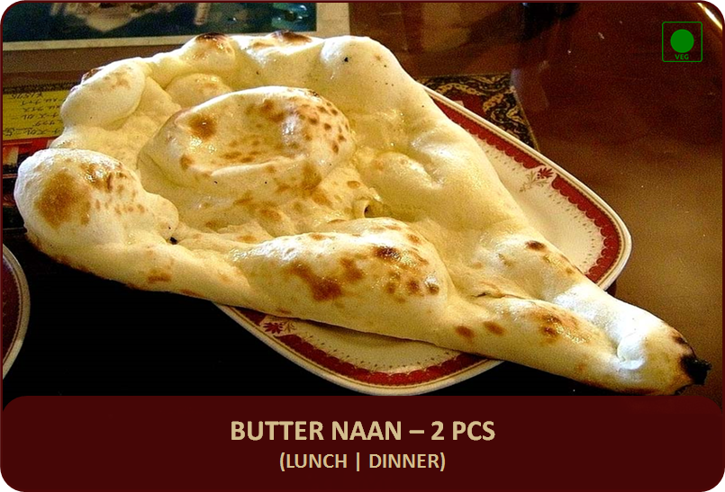 TND - Butter Naan - 2 Pcs