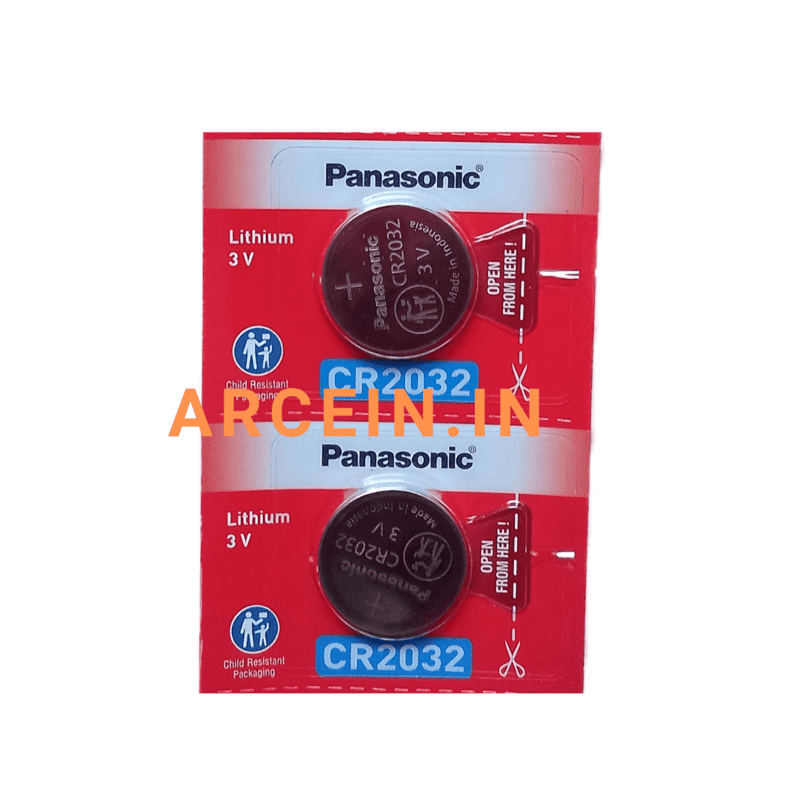 Panasonic Cr2032 3V battery (Pack of 2)