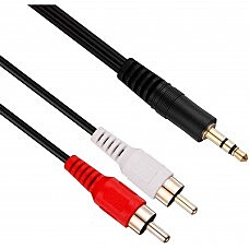 Câble Audio-2RCA stéréo 3,5 mm M / M 5 Pi TopSync