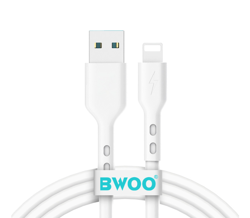 Câble Chargeur USB Type A Mâle Vers Lightning (BO-X172L) 3.2 Pi ( 1 M ) Bwoo