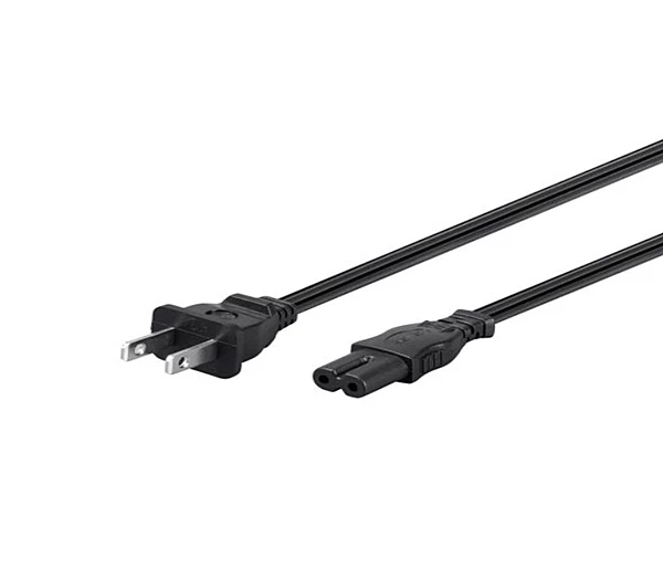 Câble D'alimentation 18AWG 1-15P Mâle Vers IEC-320-C7 Mâle 13 Pi 4.6M