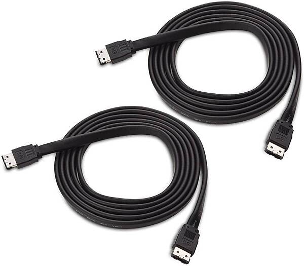 Câble Sata Mâle Vers Sata Mâle 6 Pi (1.8 M)