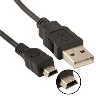 Câble USB Type A Mâle Vers USB Mini B Mâle 5 Pin 5 Pi