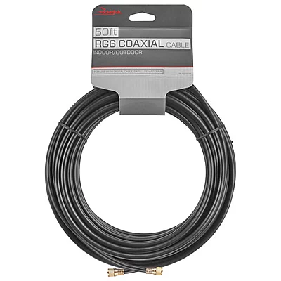 Câble coaxial RG6 50 Pi 15.24 M Rocketfish Boite Ouverte