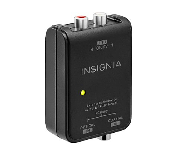 Adaptateur de Conversion Numérique Vers Analogique 3 PI (1 M) Insignia