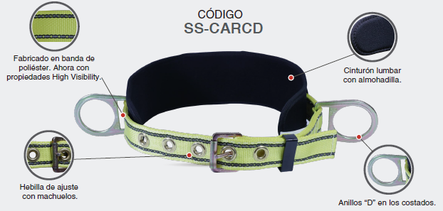 CINTURON DE SEGURIDAD SS-CARCD