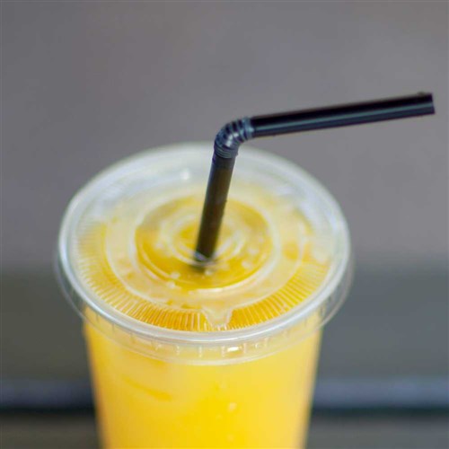 Lid Flat Plastic PET to Suit 80mm Cup Clear 80mm Ctn 1000