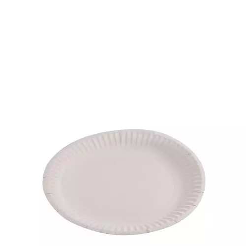 Paper Plate Uncoated White 150mm