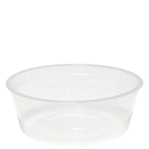 Container Round PP Microwavable Clear 250ml