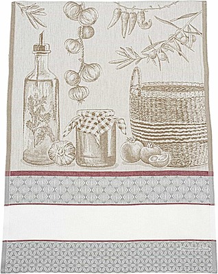 Asciugapiatti da ricamare Serie Olive