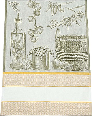 Asciugapiatti da ricamare Serie Olive