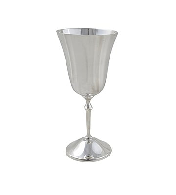 Plain Goblet 6.75" h Silver Plated