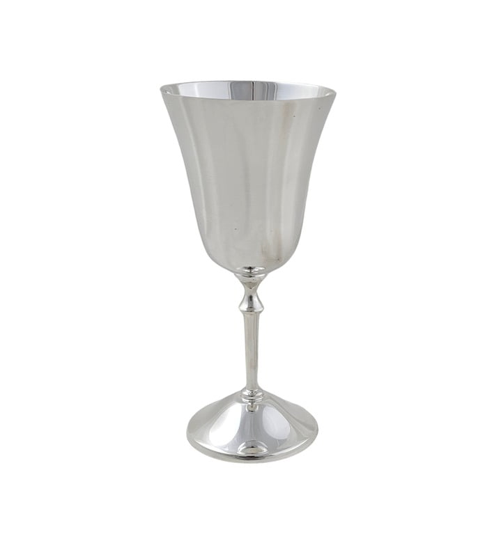 Plain Goblet 6.75" h Silver Plated