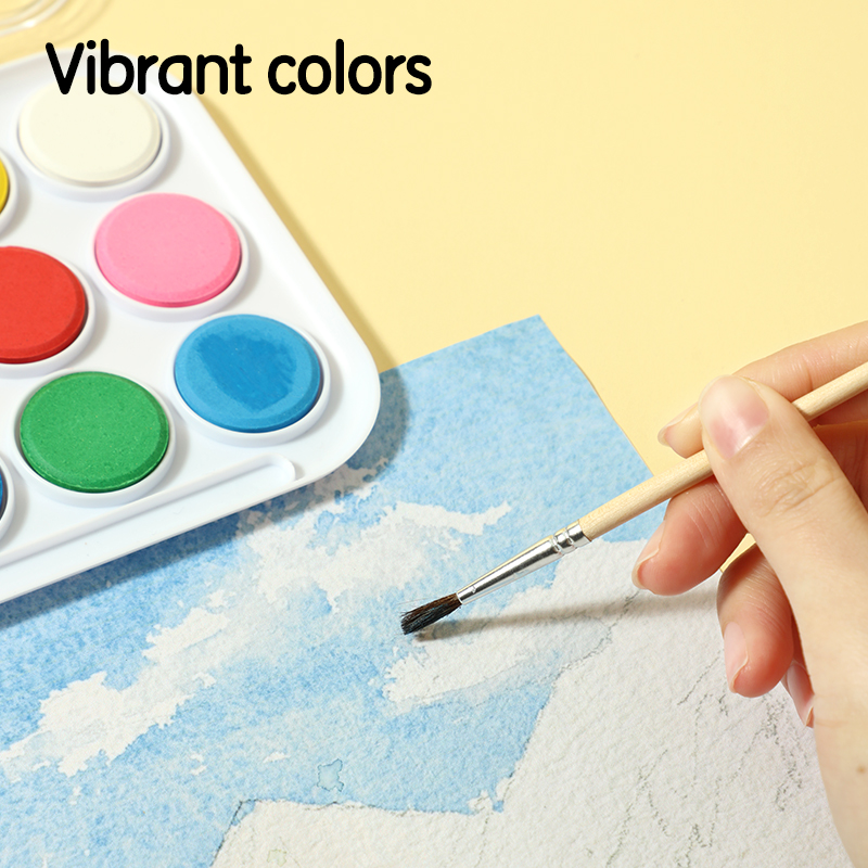 DELI C20-21 WATERCOLOR PAINTS 21 COLORS WITH BRUSH