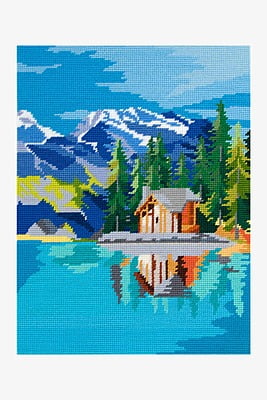 DMC - Tela per mezzopunto prestampata - Alpi