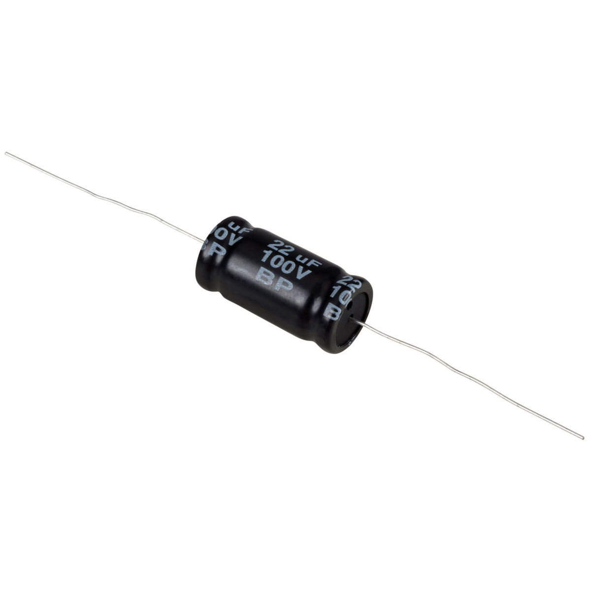 22uF, 100V Axial NP Electrolytic Capacitor 22uF, 100V Axial NP Electrolytic Capacitor