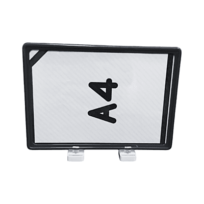 A4 FRAME RED OR BLACK COLOR ,MAGNETIC BASE TYPE