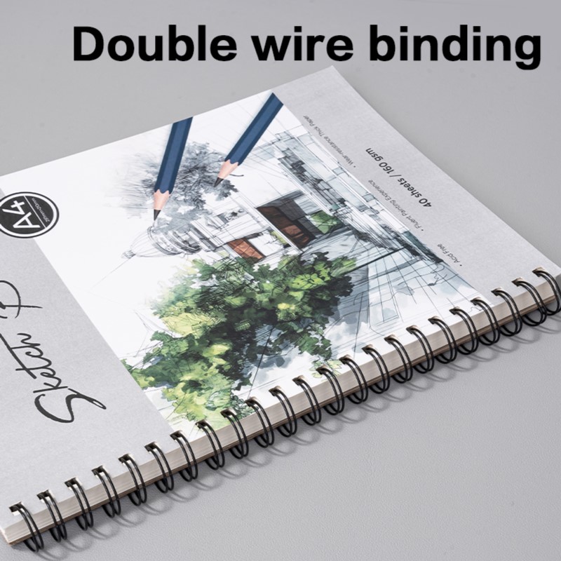 DELI C403 A4 ART SKETCH BOOK 40SHTS 160GSM