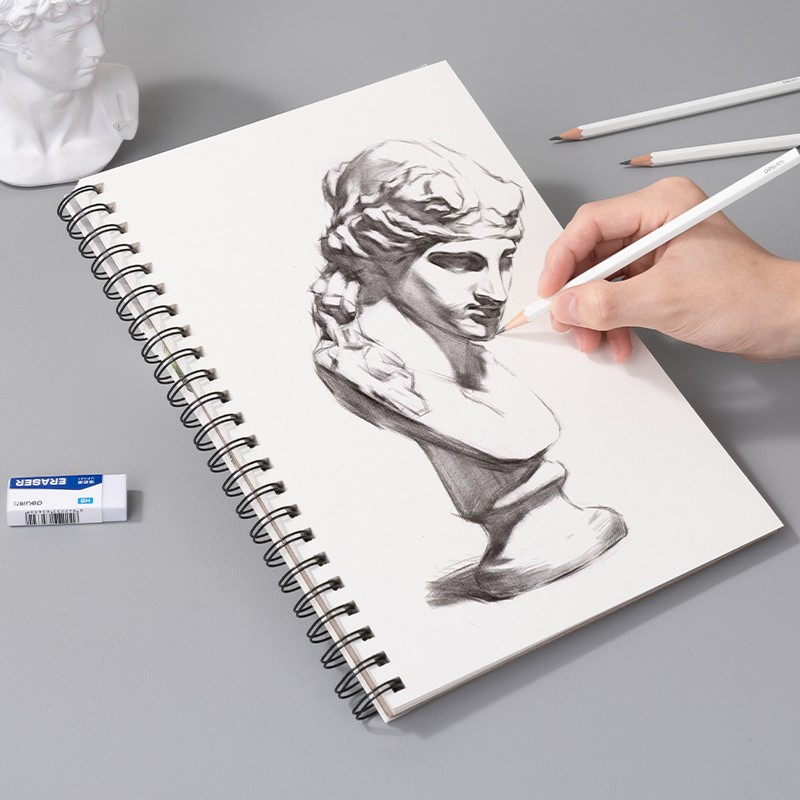 DELI C403 A4 ART SKETCH BOOK 40SHTS 160GSM