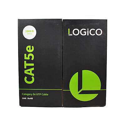 Cat5e UTP CMR 4X2X24AWG 1000Ft Blue