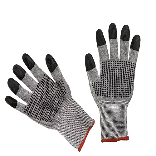 A6 Cut Resistant Glove With Dots On Both Sides