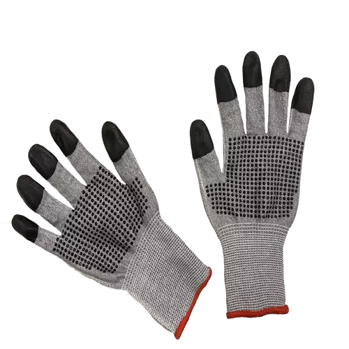 A6 Cut Resistant Glove With Dots On Both Sides