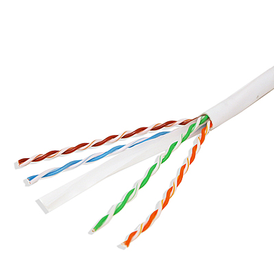 Cat6 UTP CCA Cable 23AWG 1000Ft White