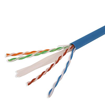 Cat6 UTP CCA Cable 23AWG 1000Ft Blue Cat6 UTP CCA Cable 23AWG 1000Ft Blue