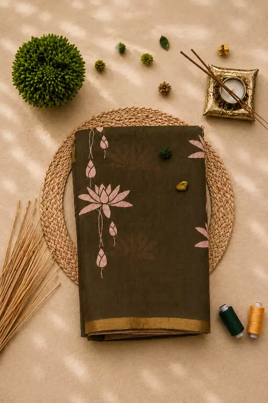 Linen cotton Green