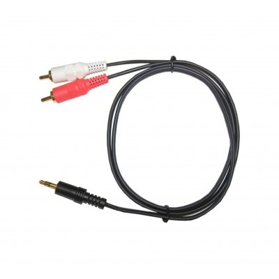 12 Foot 3.5mm to 2 RCA Plugs Cable (CA1075-12) 12 Foot 3.5mm to 2 RCA Plugs Cable (CA1075-12)