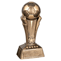 Champion Soccer Resin Trophy-Soccer-8.5in.