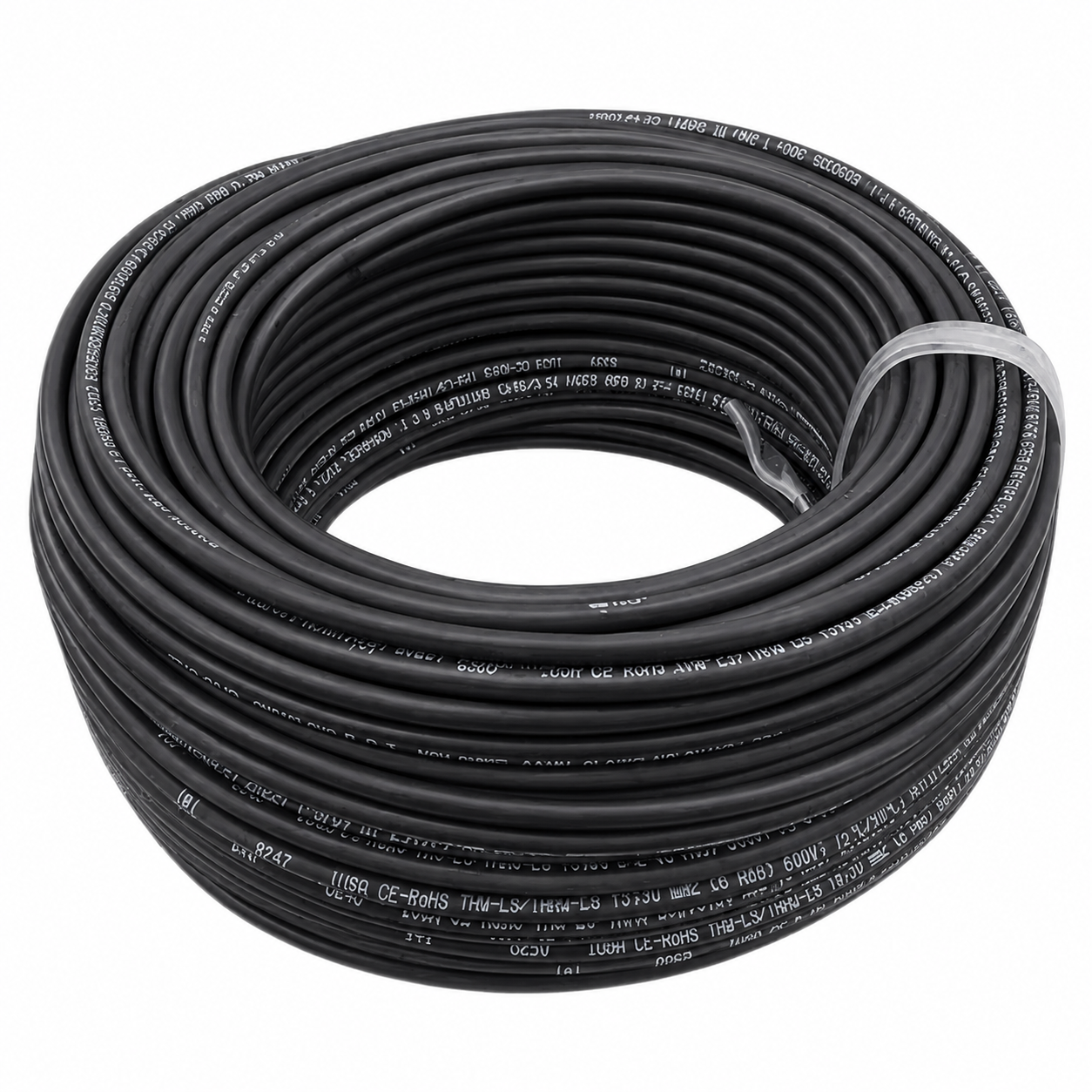 Cable THHW Negro, Calibre 4 - CAB-4N