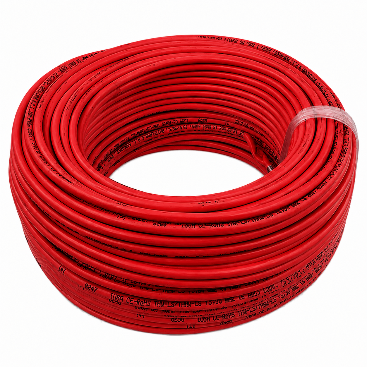Cable THHW Rojo, Calibre 4 - CAB-4R