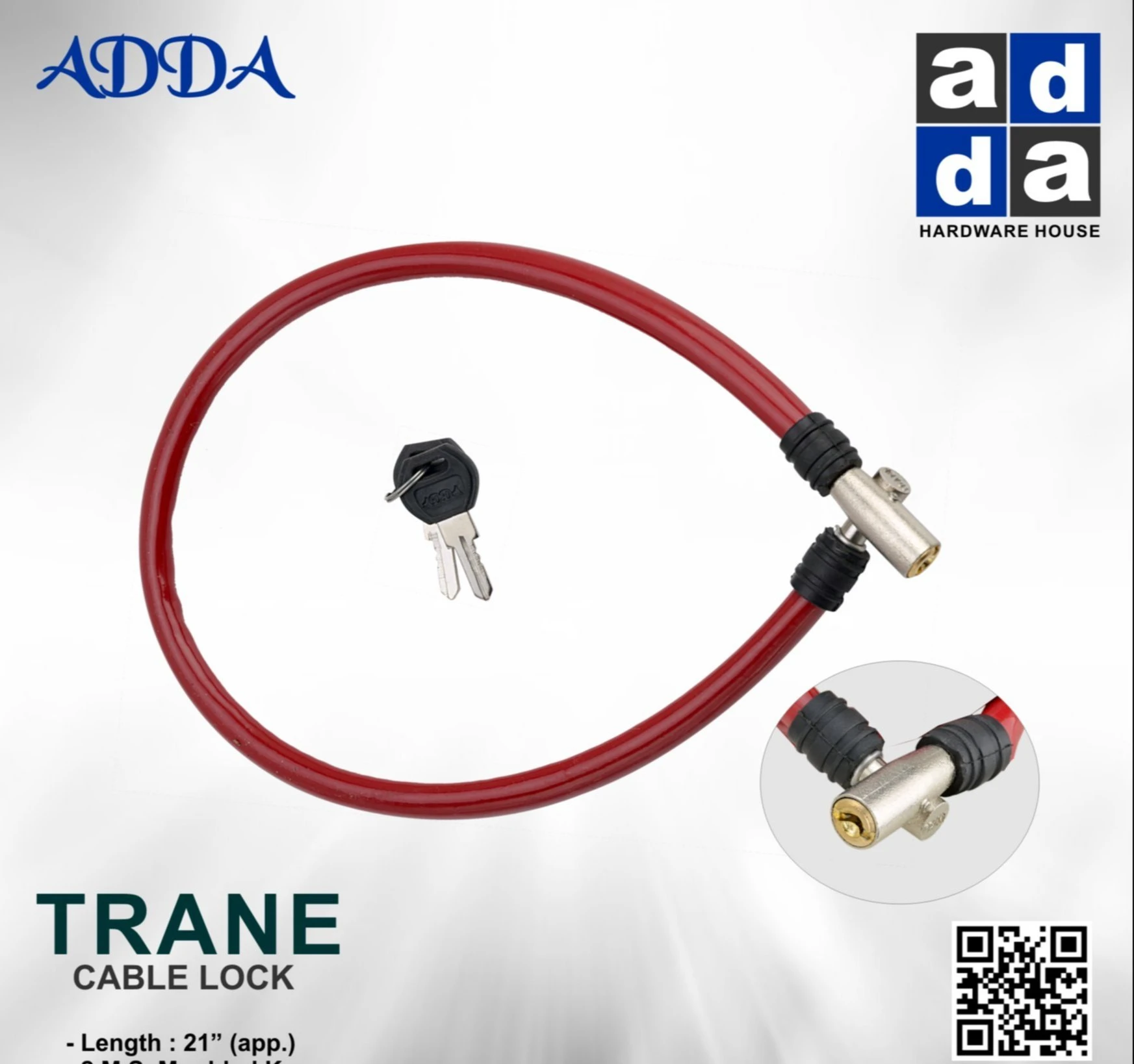 CABLE LOCK ADDA TRANE N12 (M-95)