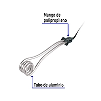 Calentador de inmersión para agua #5, 900W, 18 L Volteck - CAGU-5 / 46307