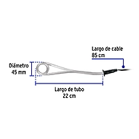 Calentador de inmersión para agua #5, 900W, 18 L Volteck - CAGU-5 / 46307