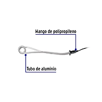 Calentador de inmersión para agua #8, 1500W, 30 L Volteck - CAGU-8 / 49980